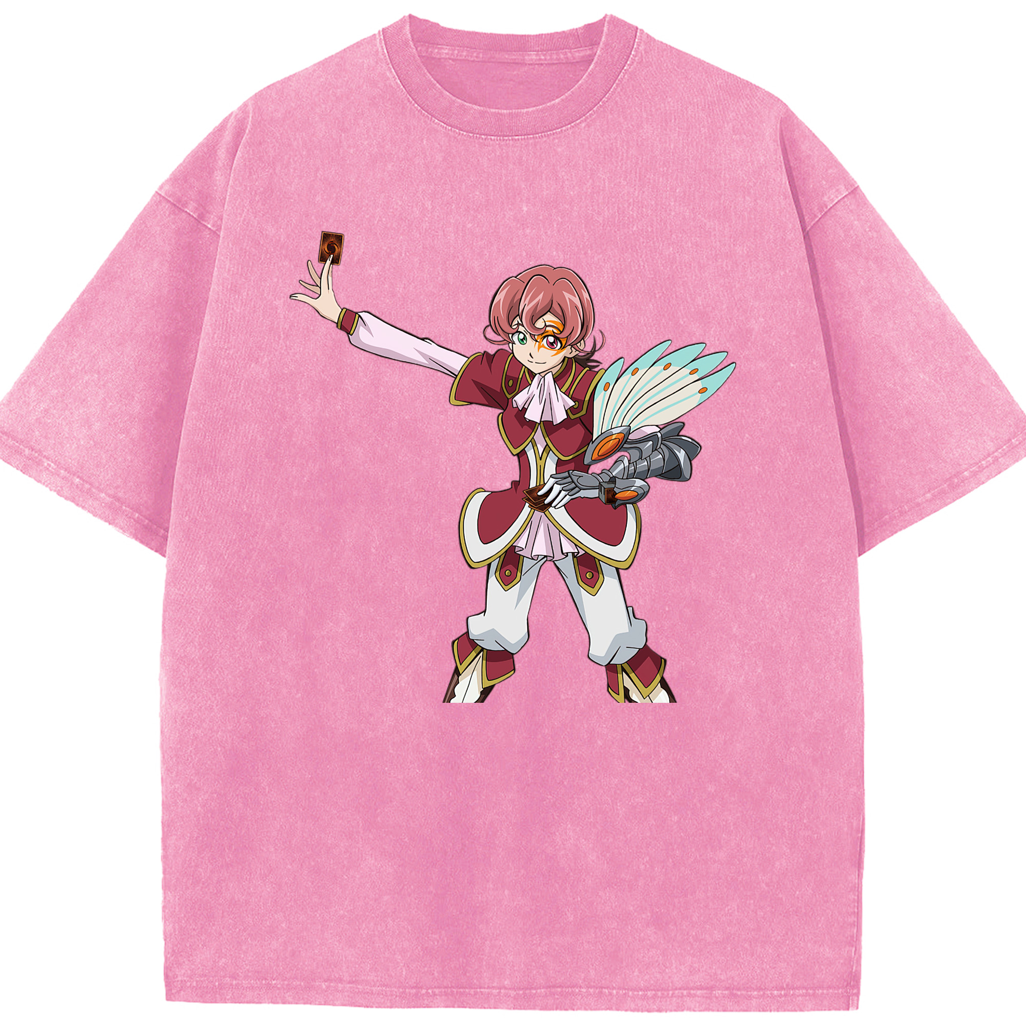 （画像用） 遊☆戯☆王 Yu-Gi-Oh! 綿100% ヴィンテージ風 半袖Tシャツ（フロントプリント）